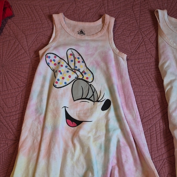 Disney Pastel Night Gowns with Minnie Mouse Print - Picture 2 of 7